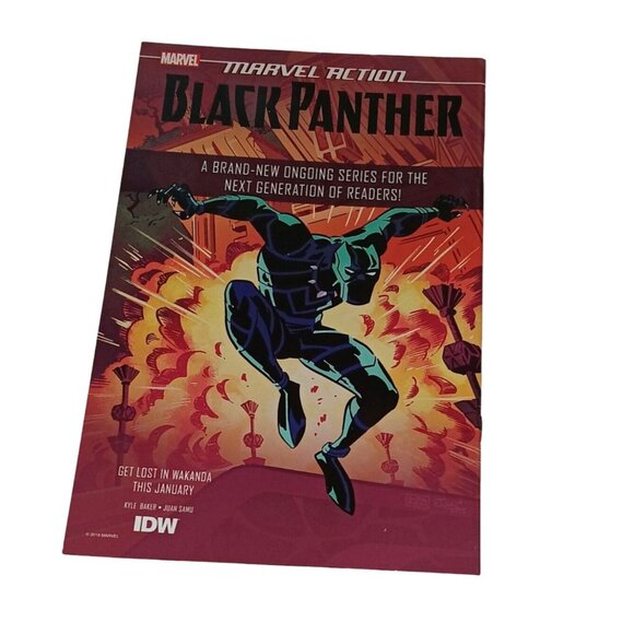 Teenage Mutant Ninja Turtles #90 & Marvel Action Black Panther IDW Comics TMNT - Picture 2 of 6